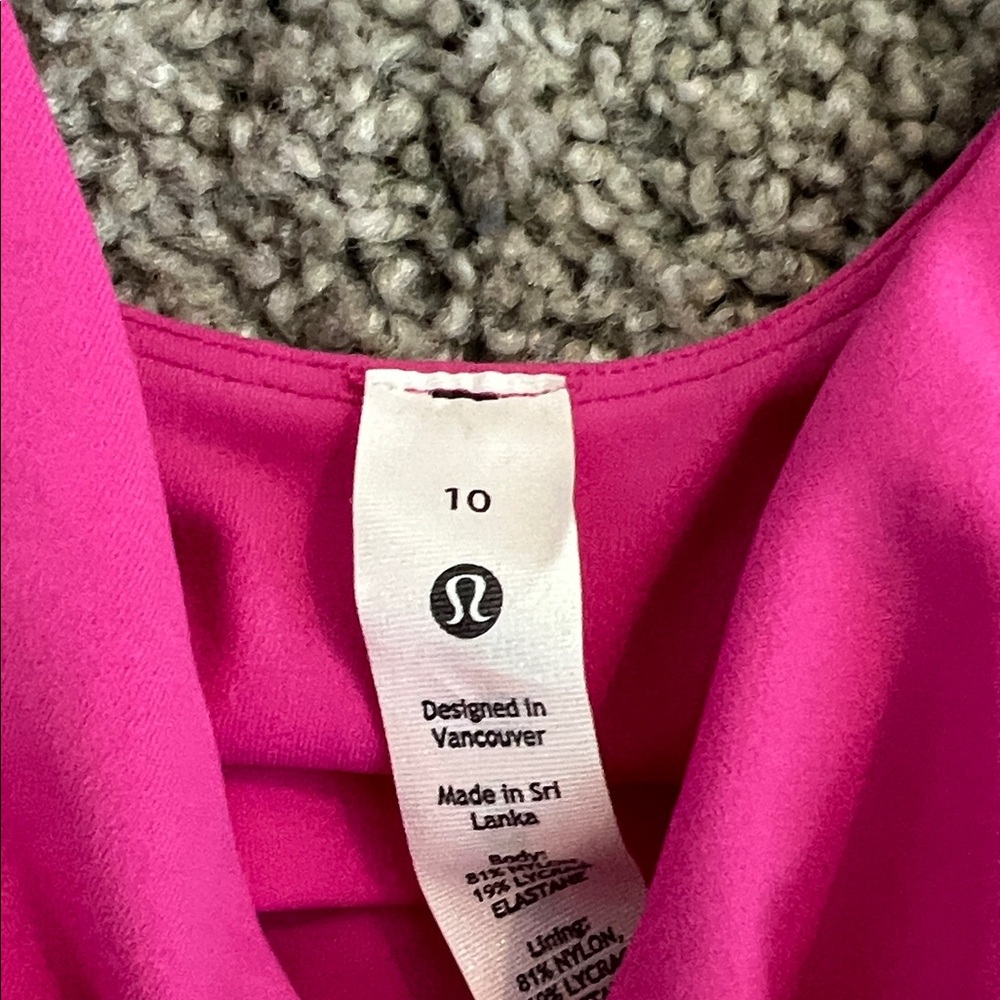 NWT SoulCycle / lululemon athletica Sonic Pink Sports Bra - Picture 3 of 4